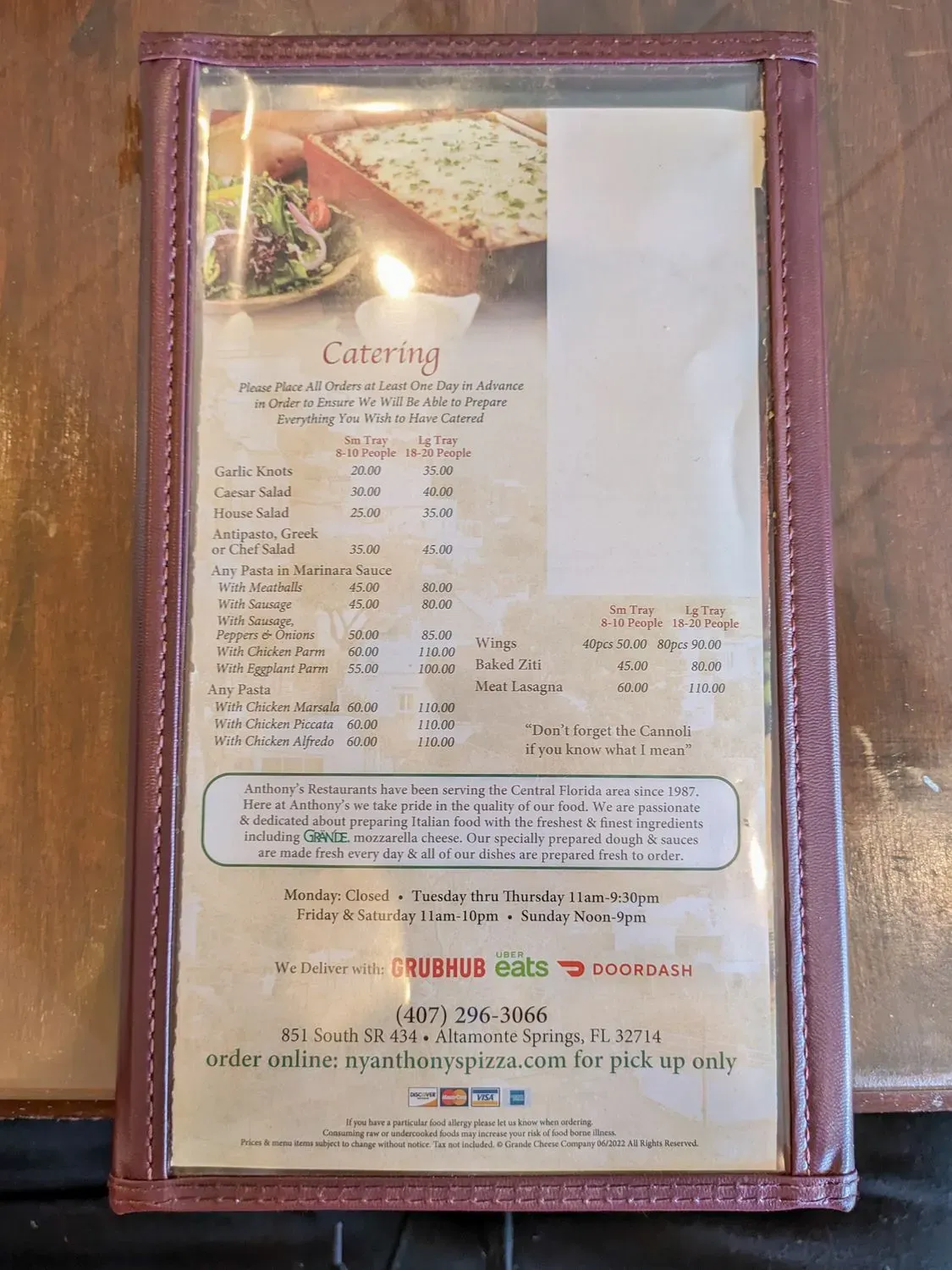 Menu 4