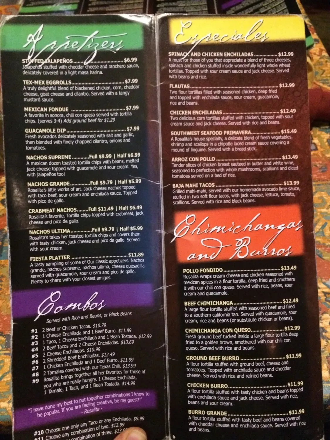 Menu 6