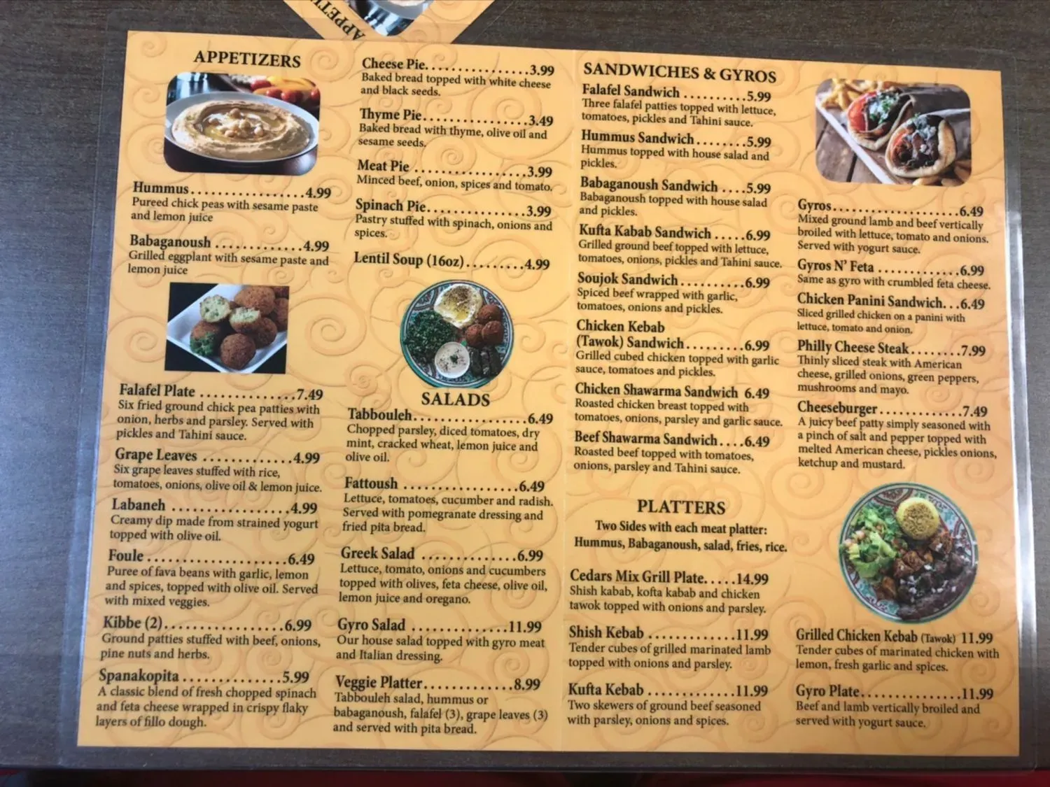 Menu 6