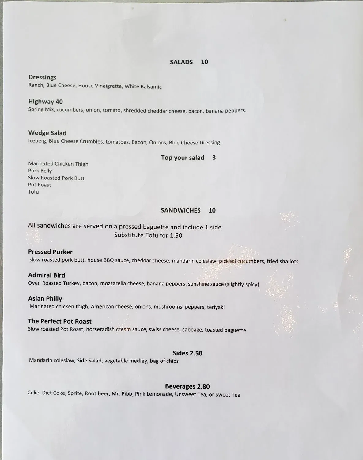 Menu 3