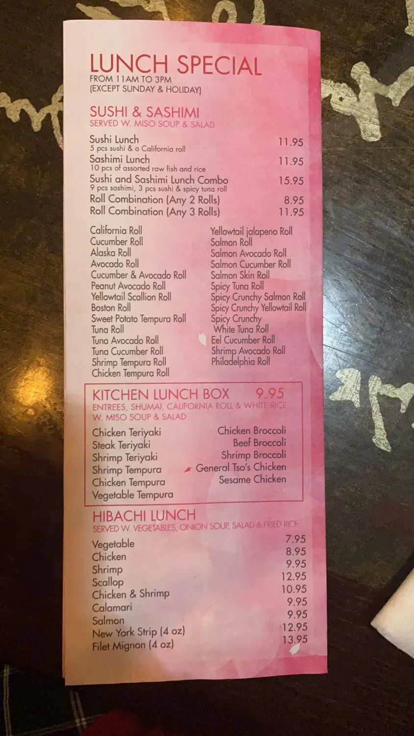 Menu 4