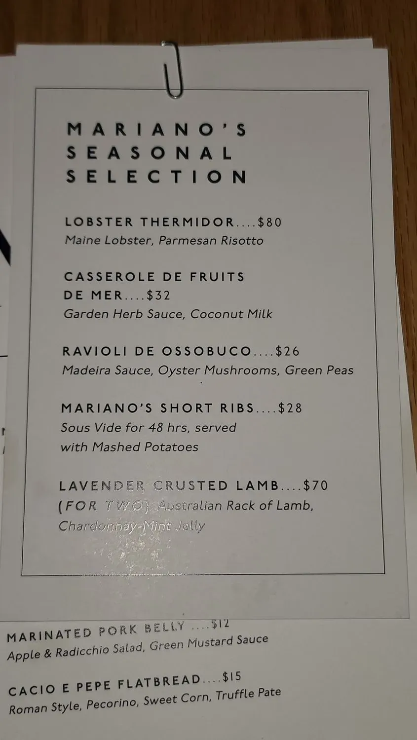 Menu 4