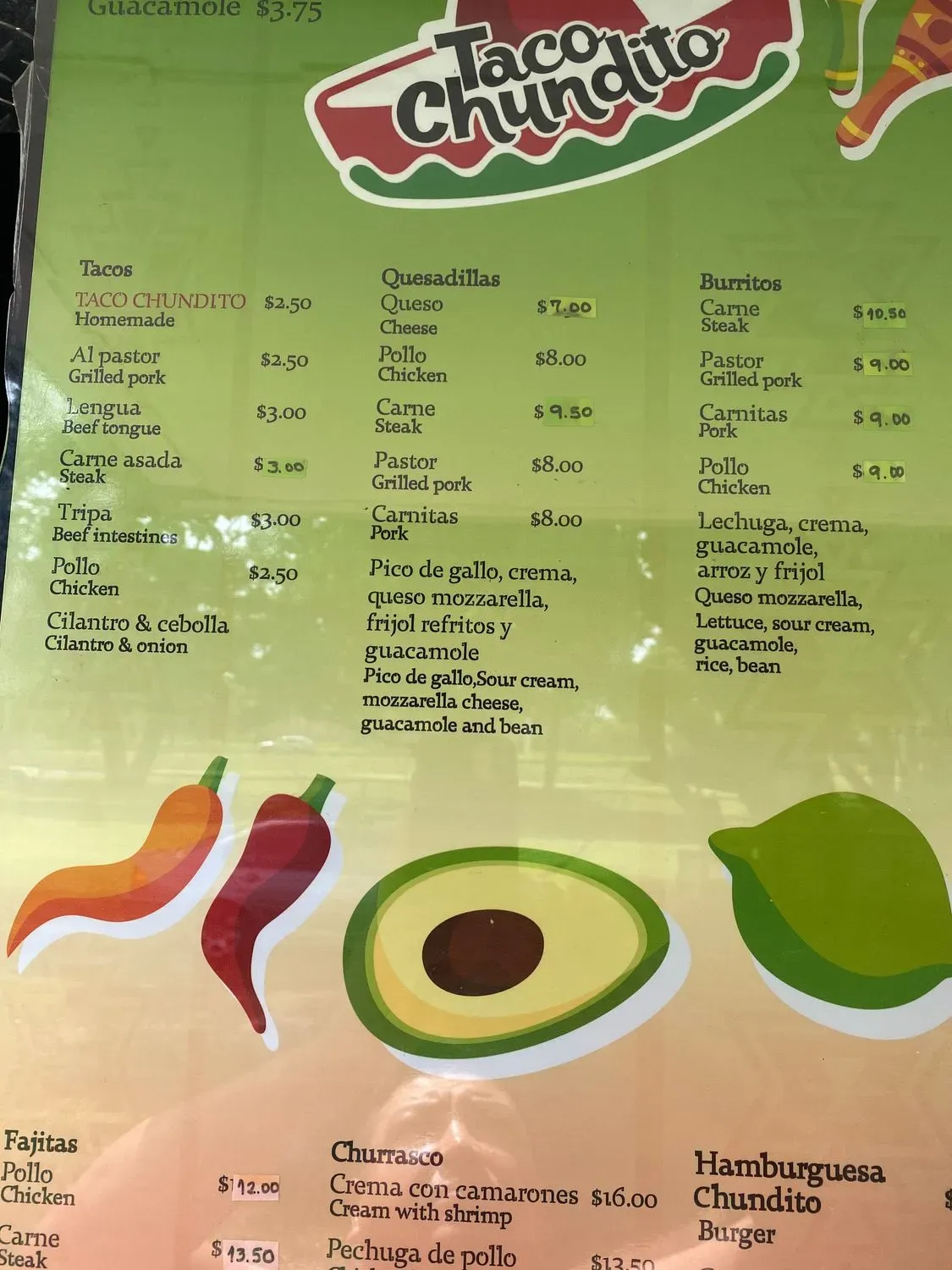 Menu 5