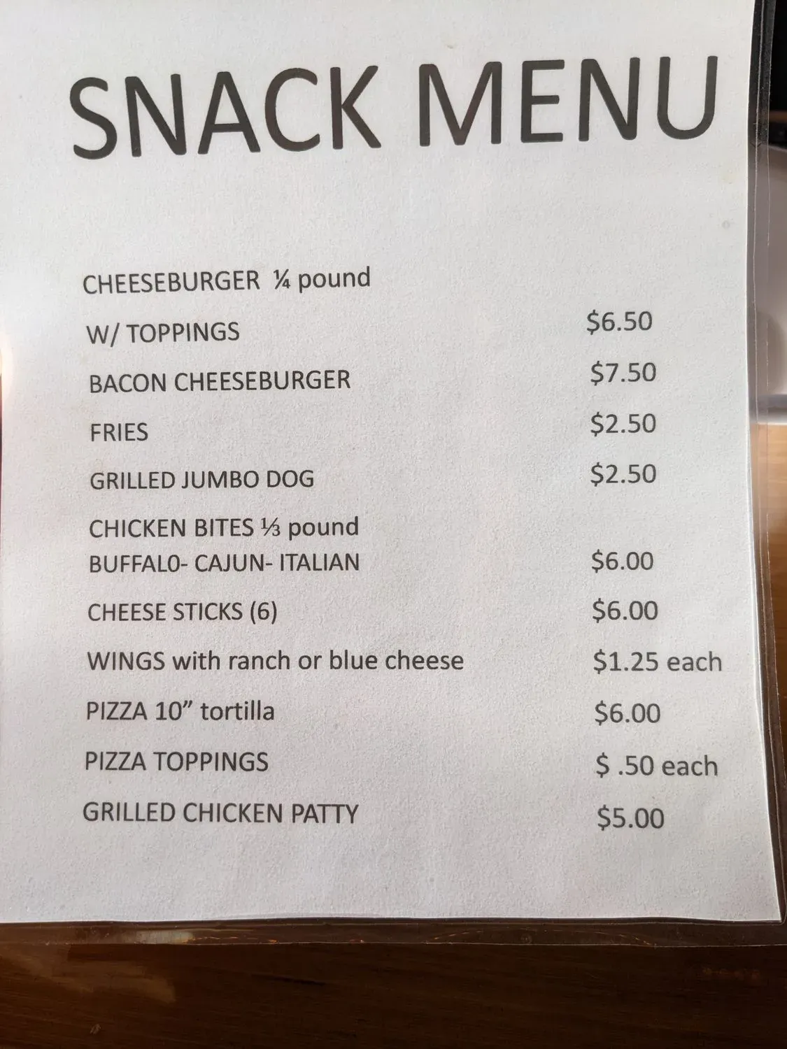 Menu 4