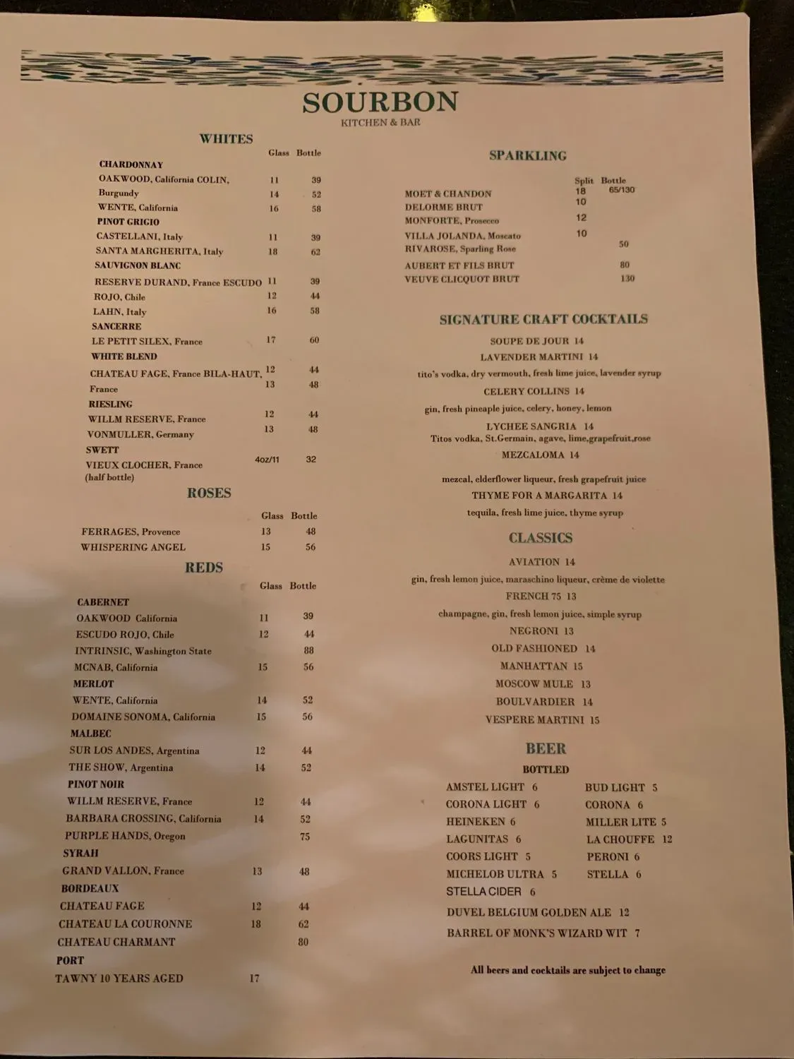 Menu 4