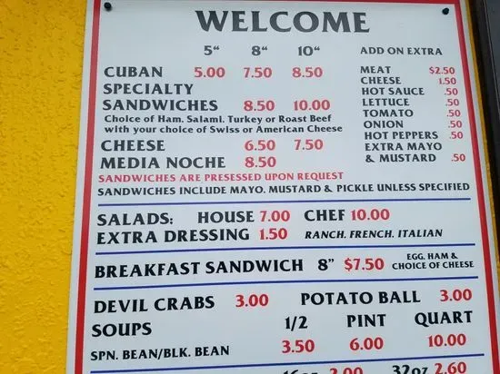 Menu 2