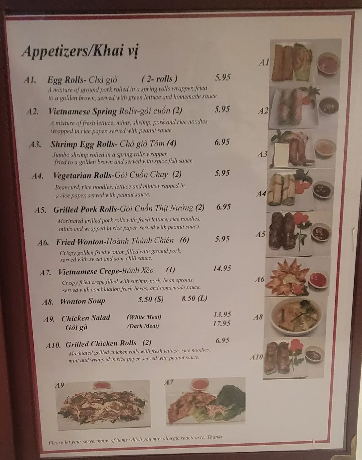 Menu 6