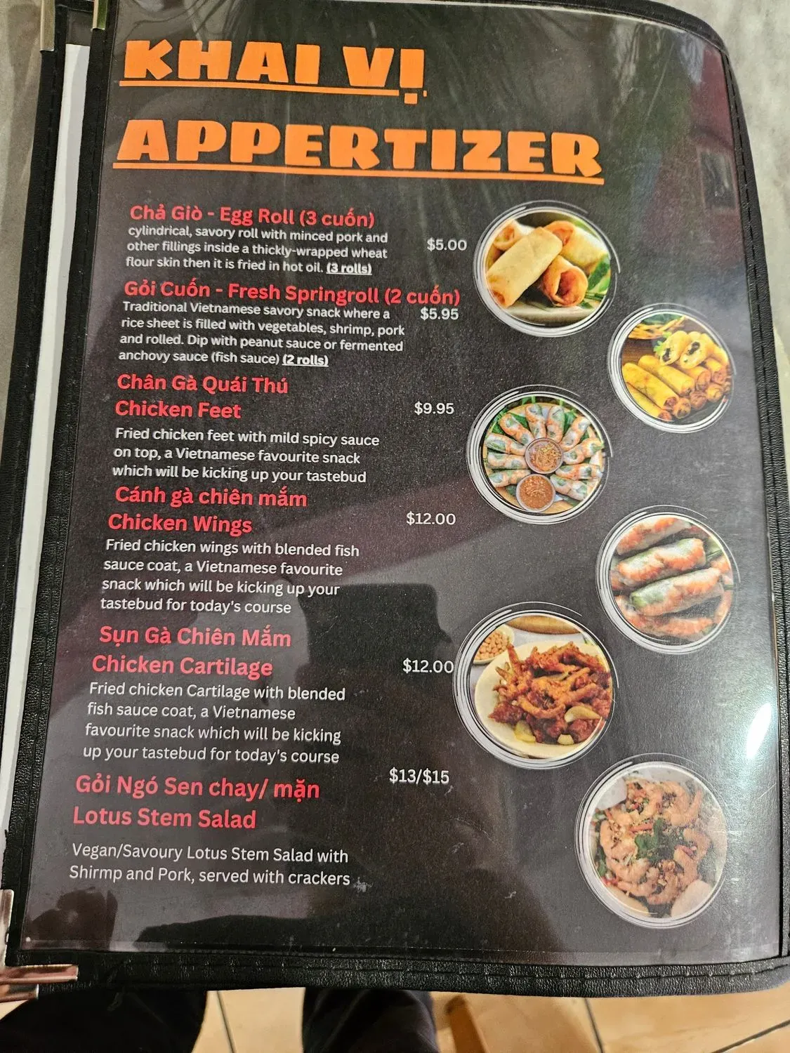 Menu 5