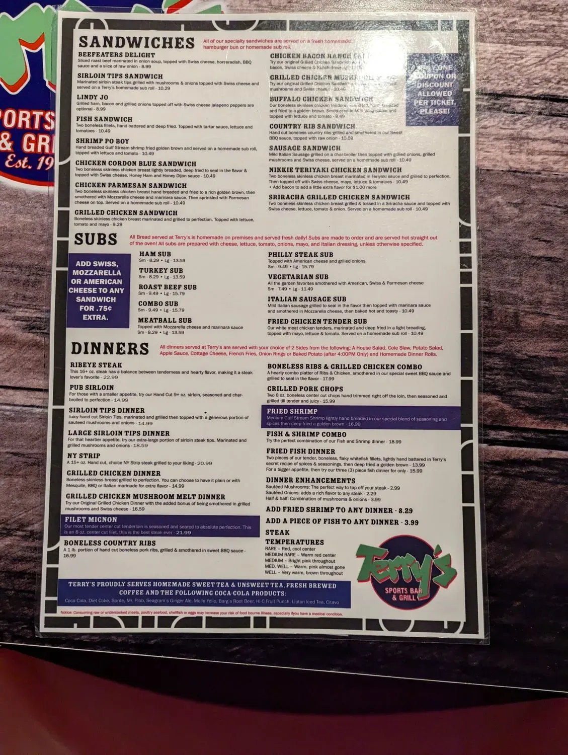 Menu 3