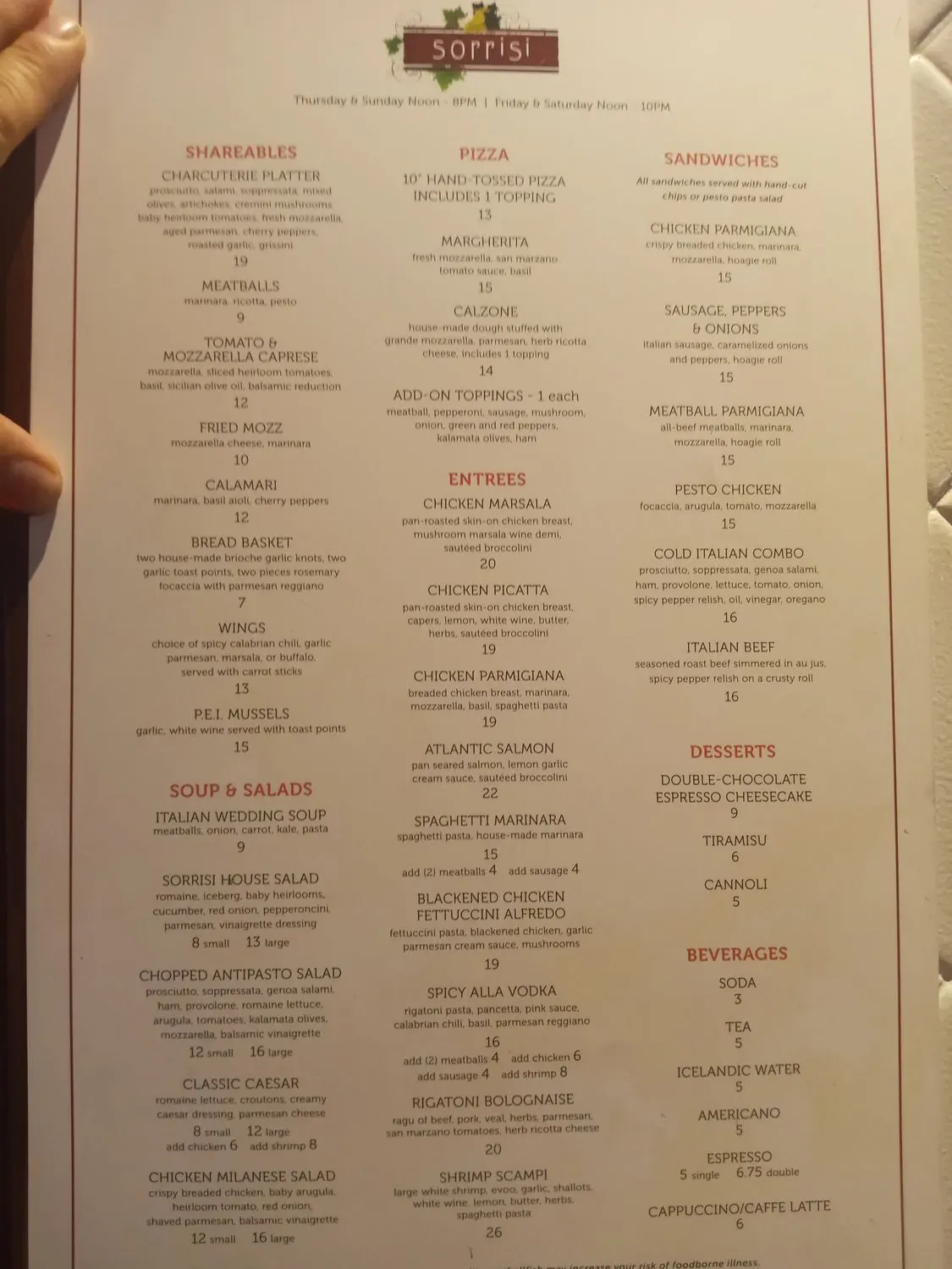 Menu 3