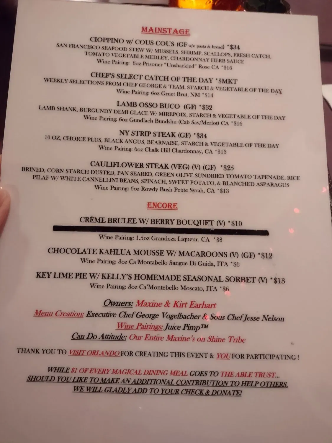 Menu 5