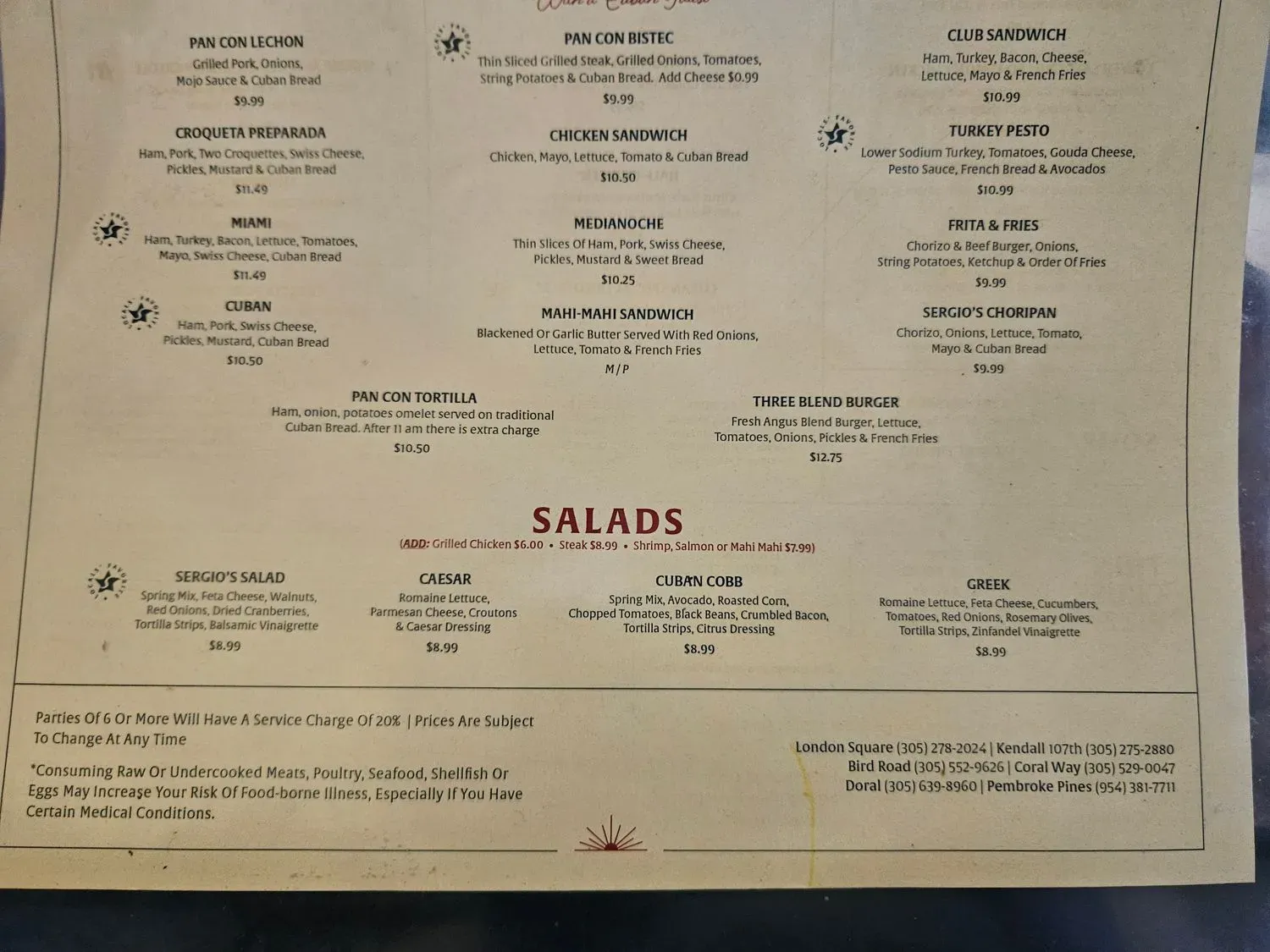 Menu 2