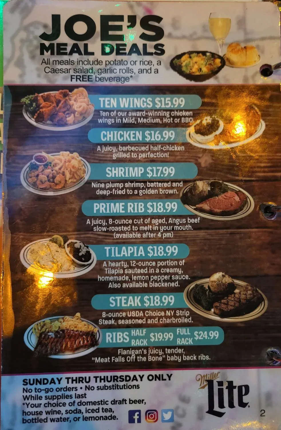 Menu 2