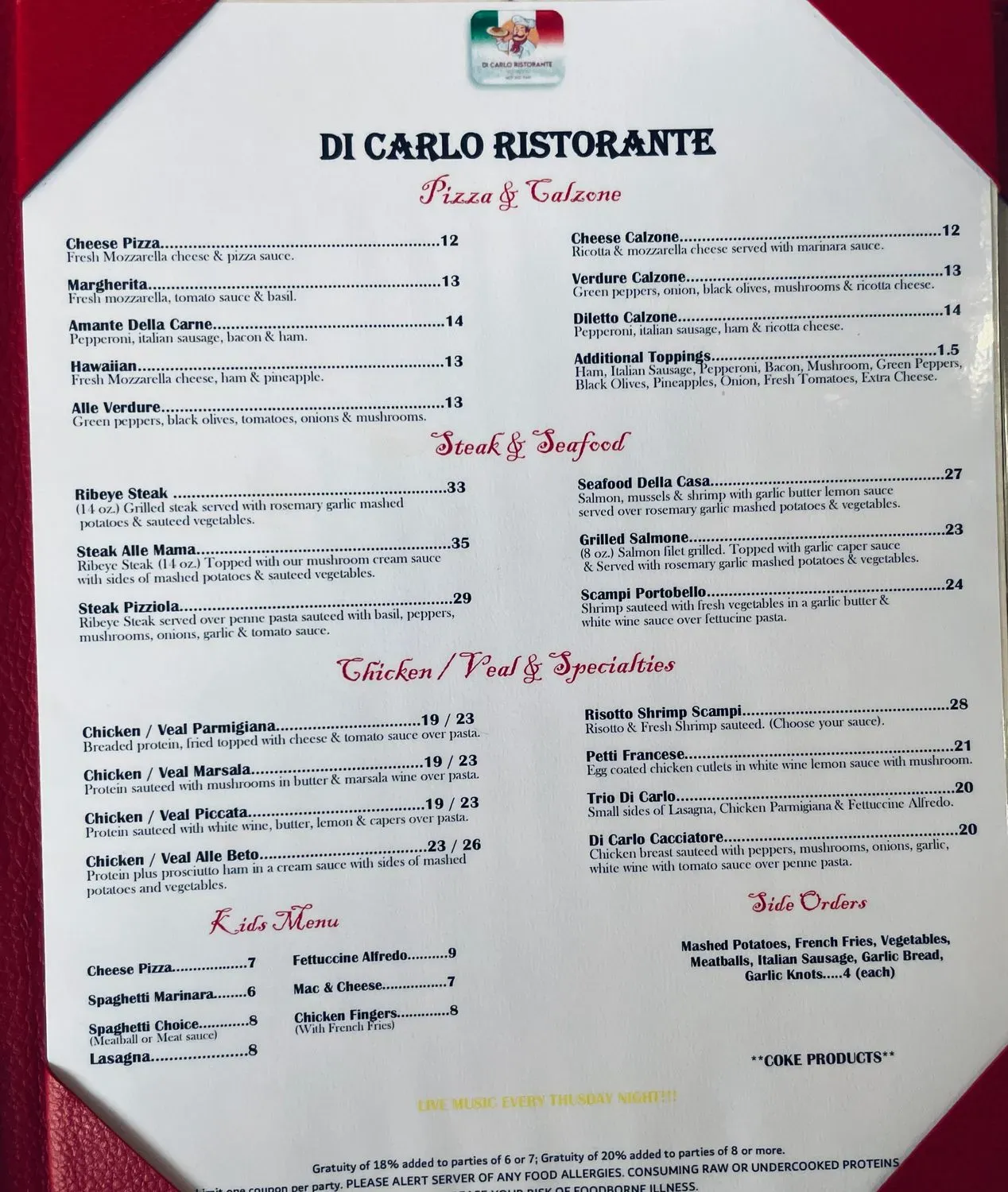 Menu 5