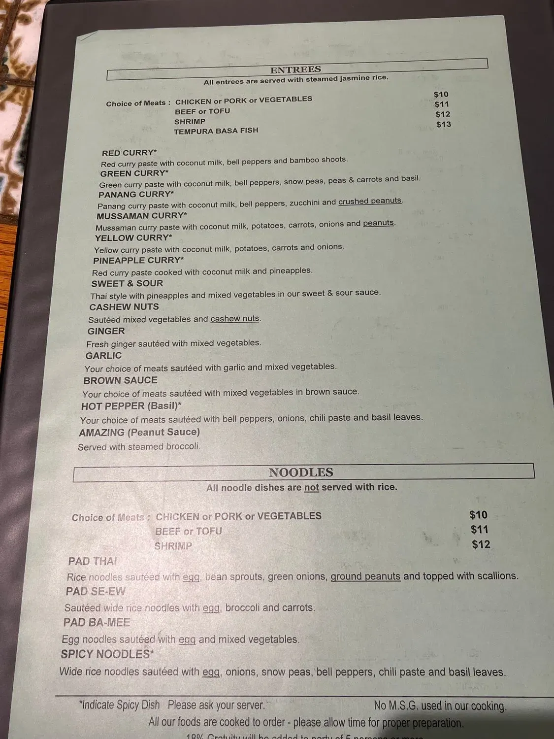 Menu 6