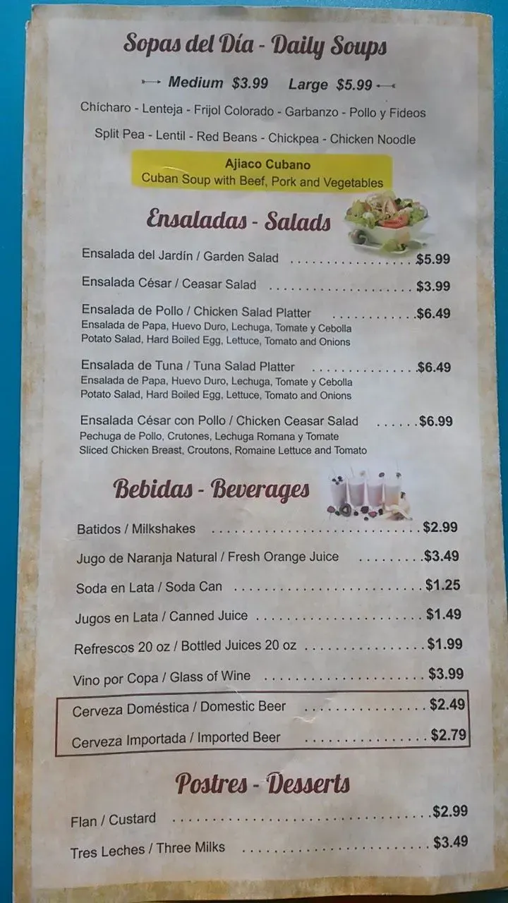 Menu 4