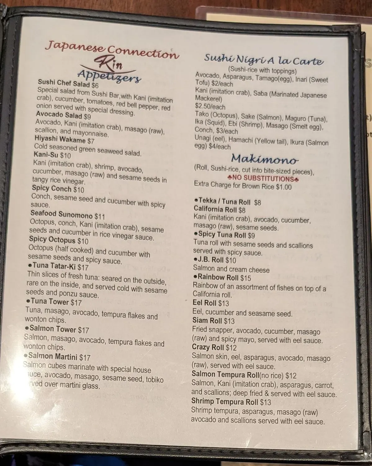 Menu 4