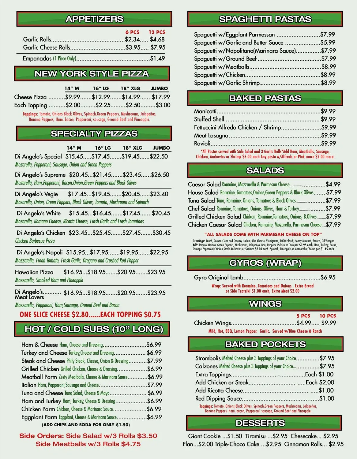 Menu 2