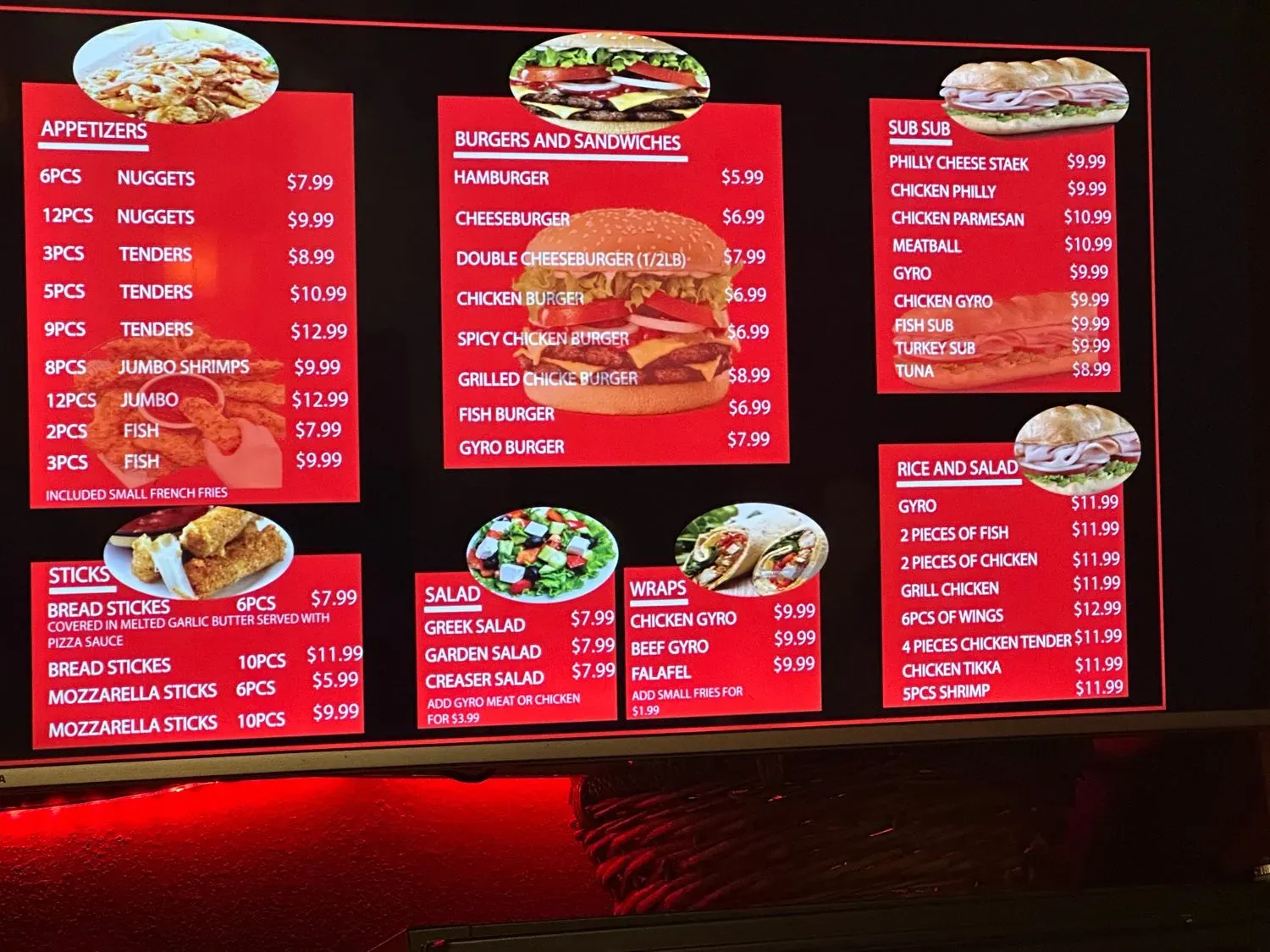 Menu 3