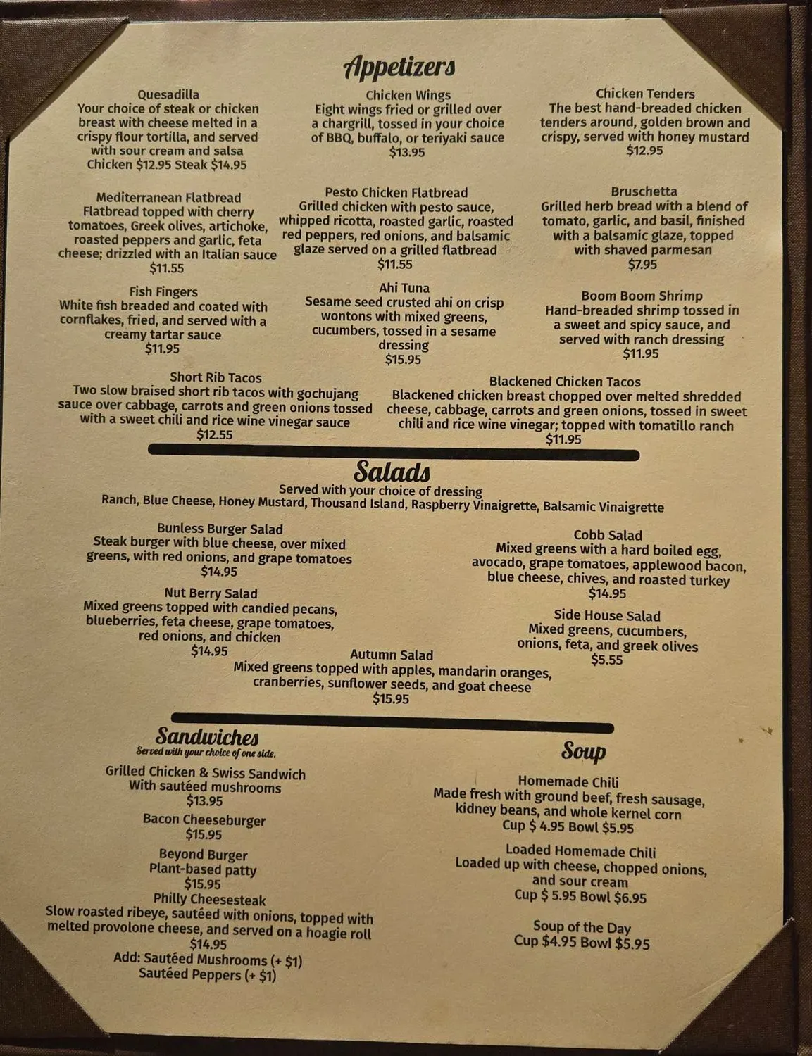 Menu 2