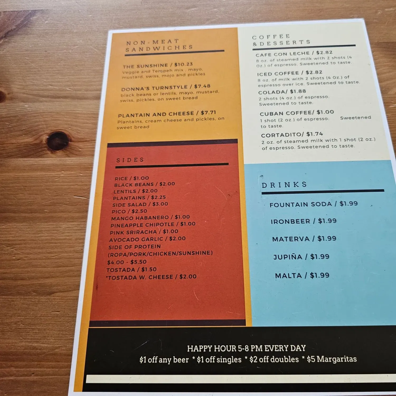 Menu 3