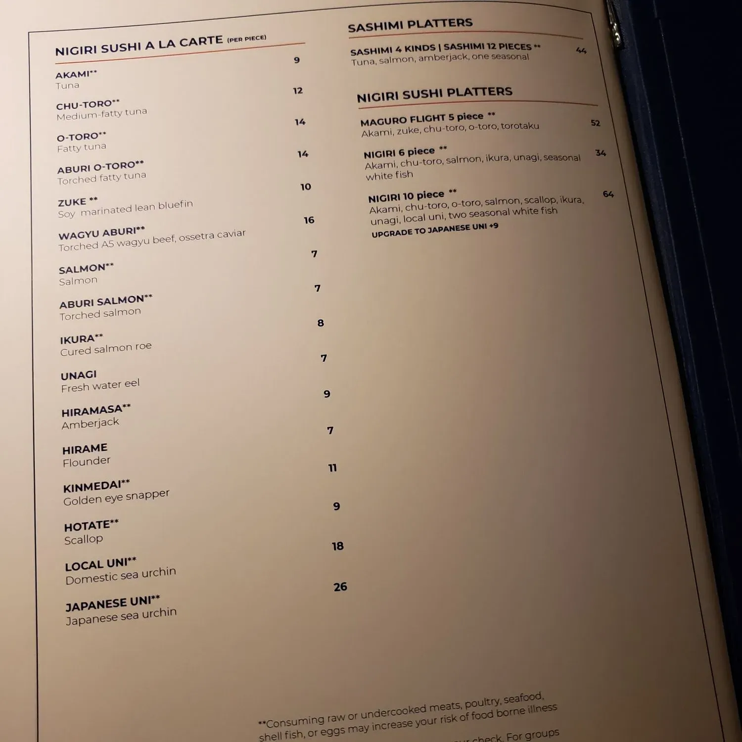 Menu 5