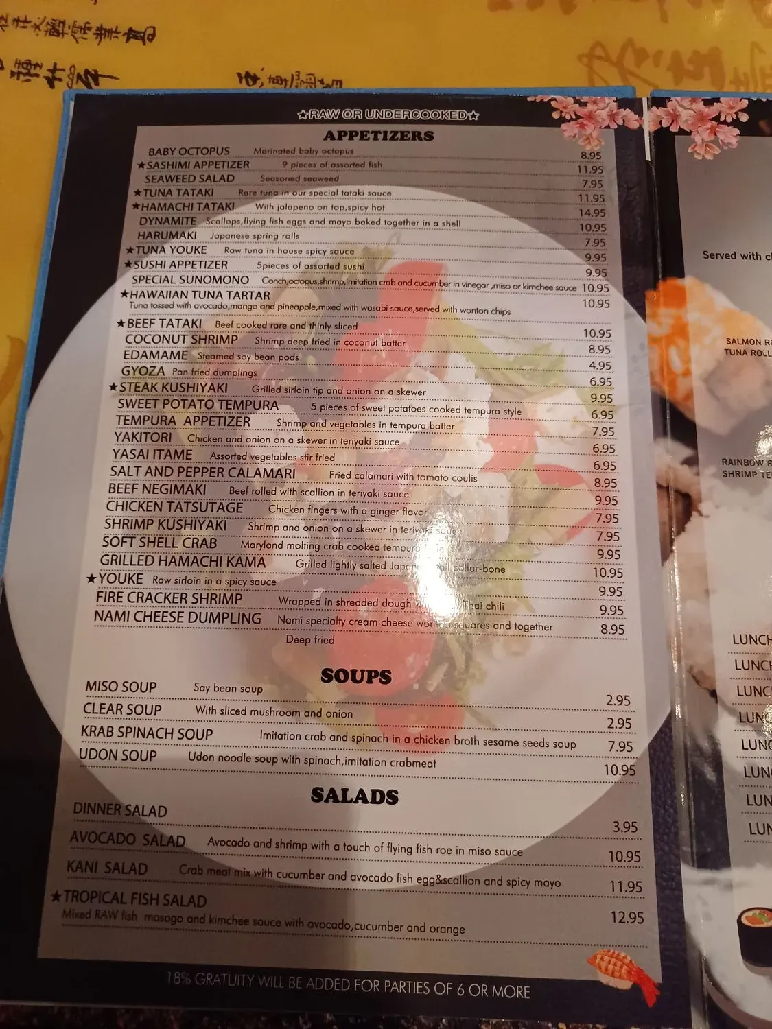 Menu 5