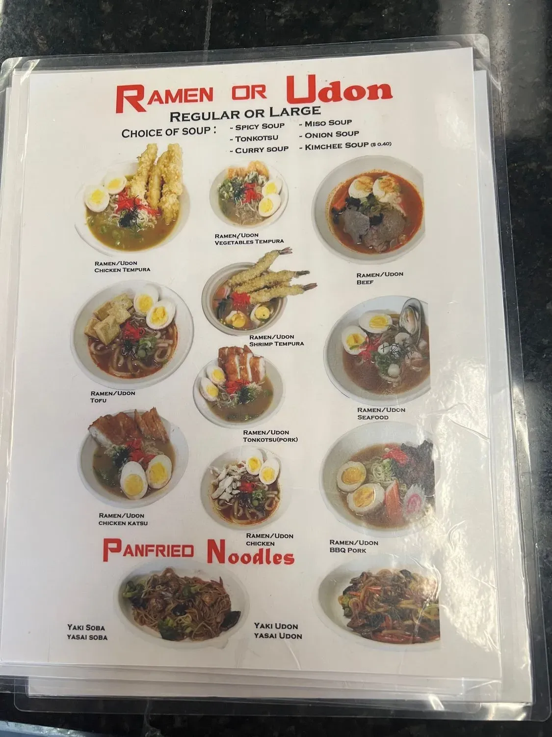 Menu 4