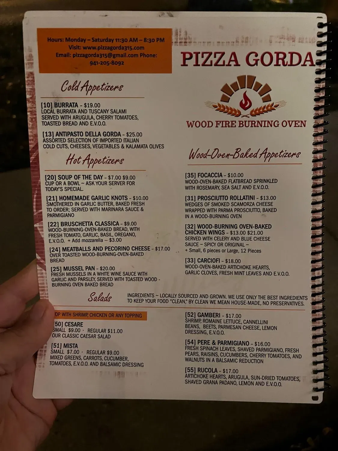 Menu 6