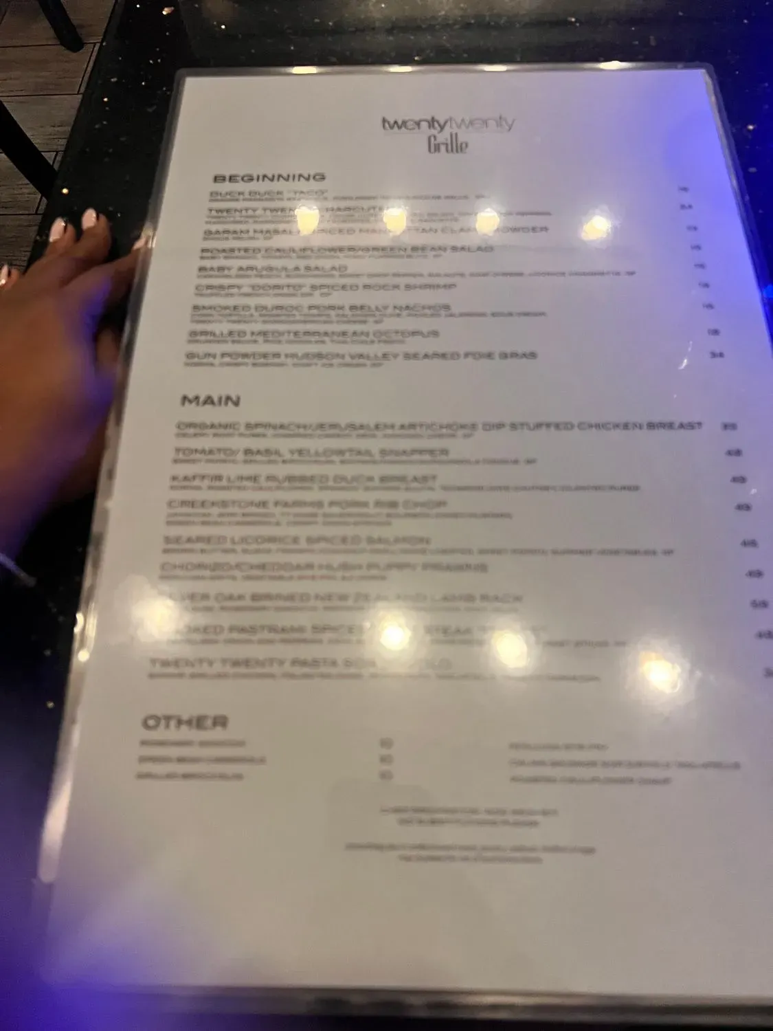 Menu 4