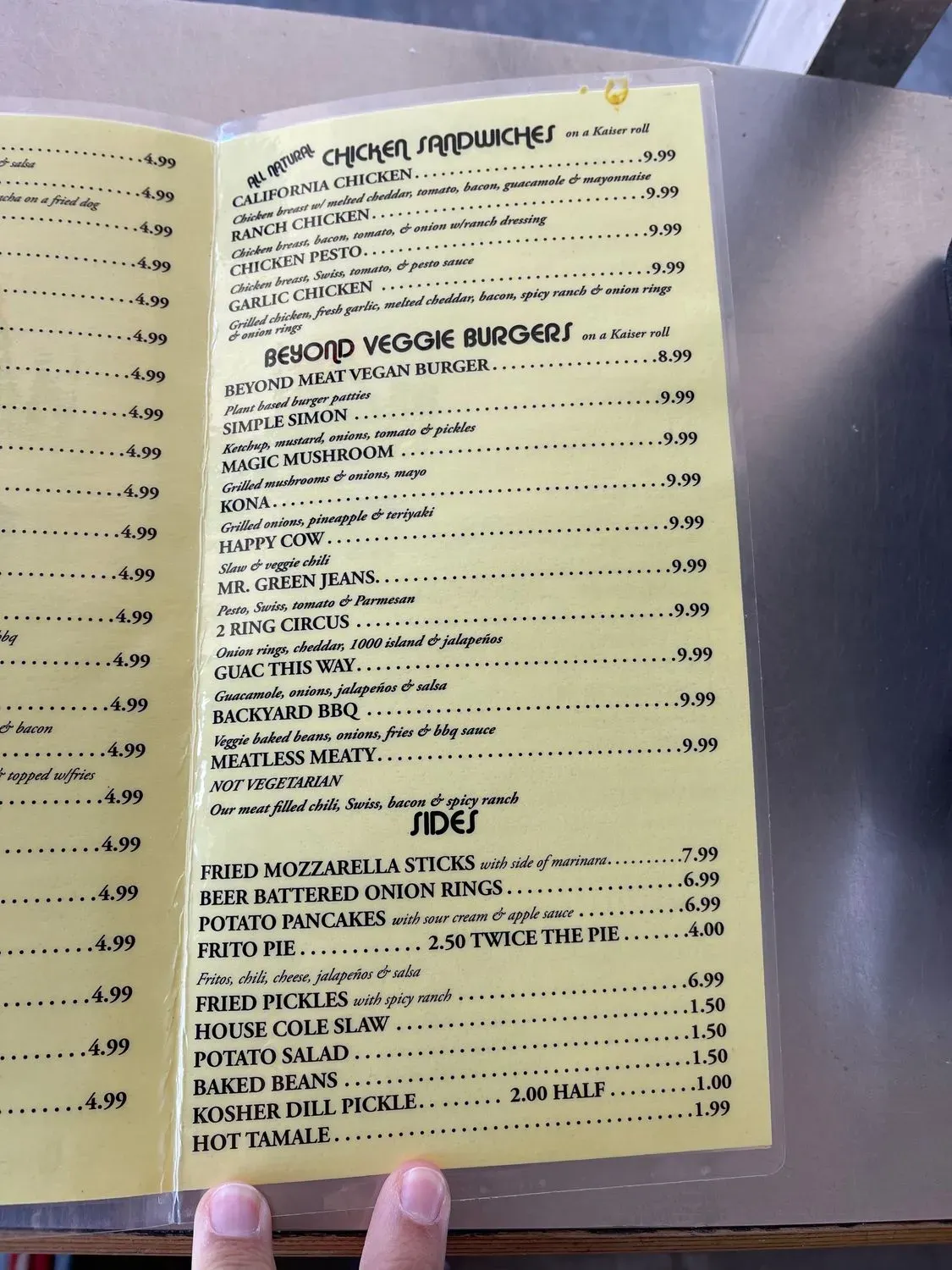 Menu 4