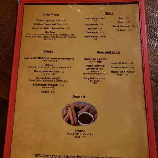 Menu 3