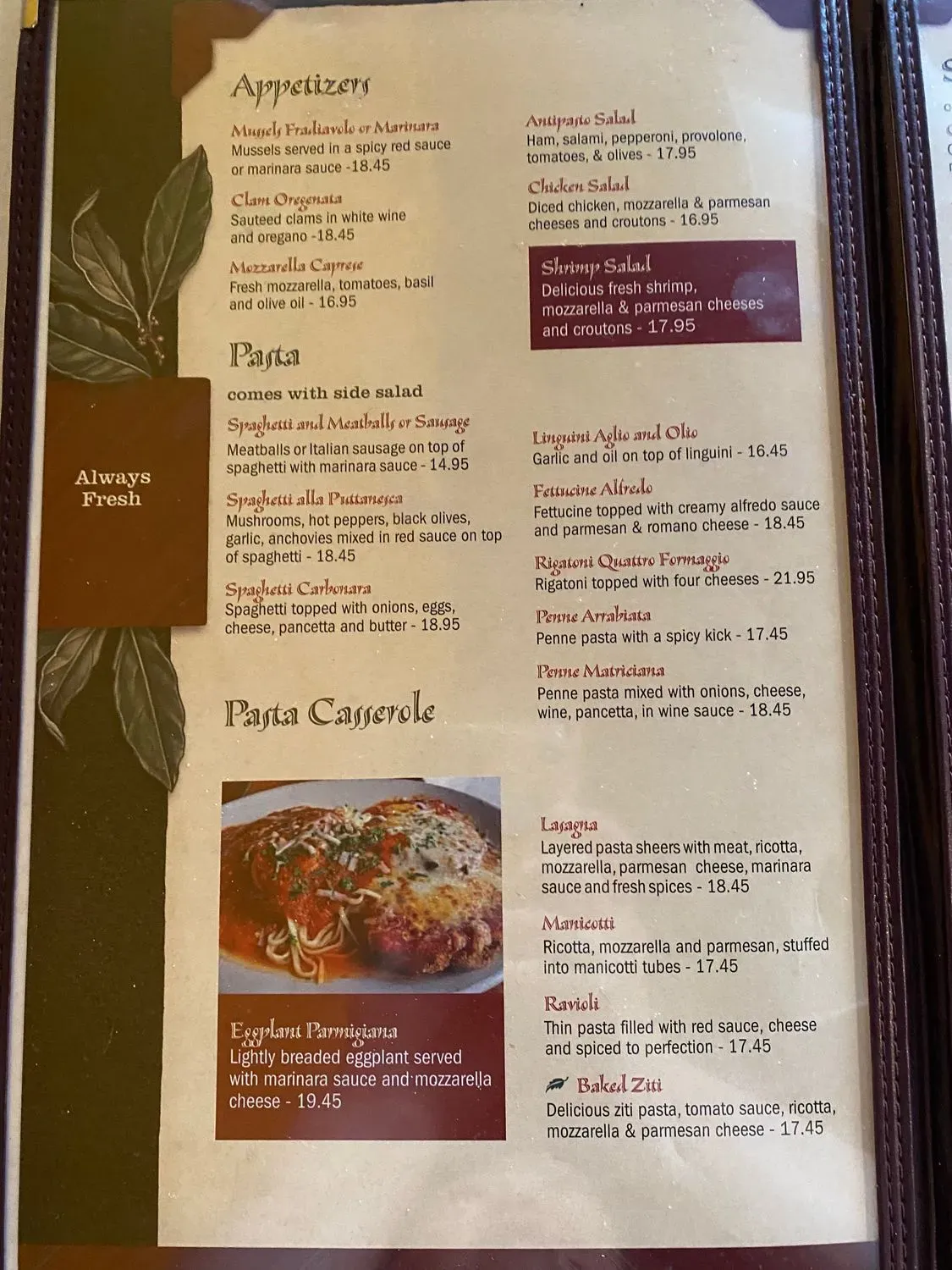 Menu 2