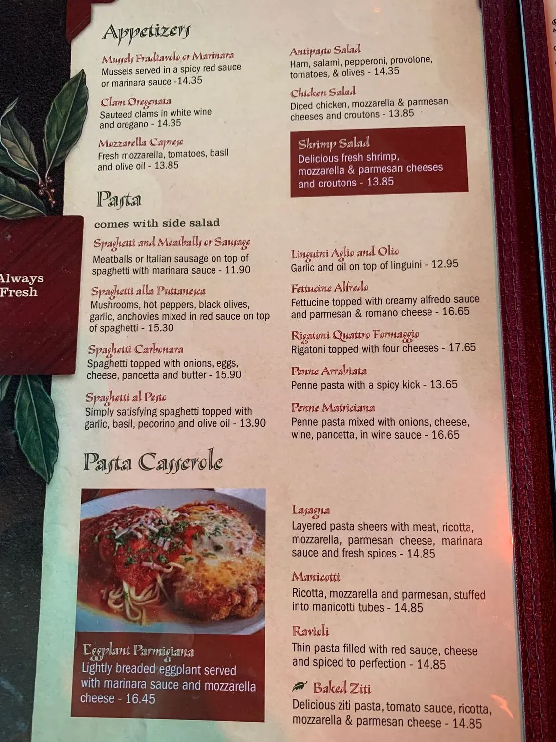 Menu 3