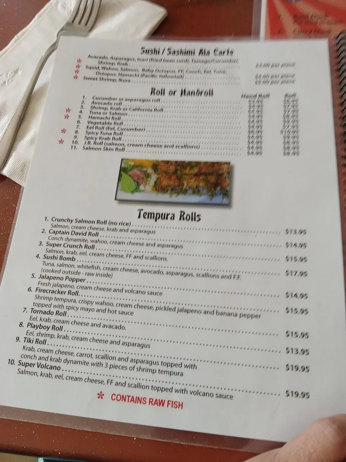 Menu 6