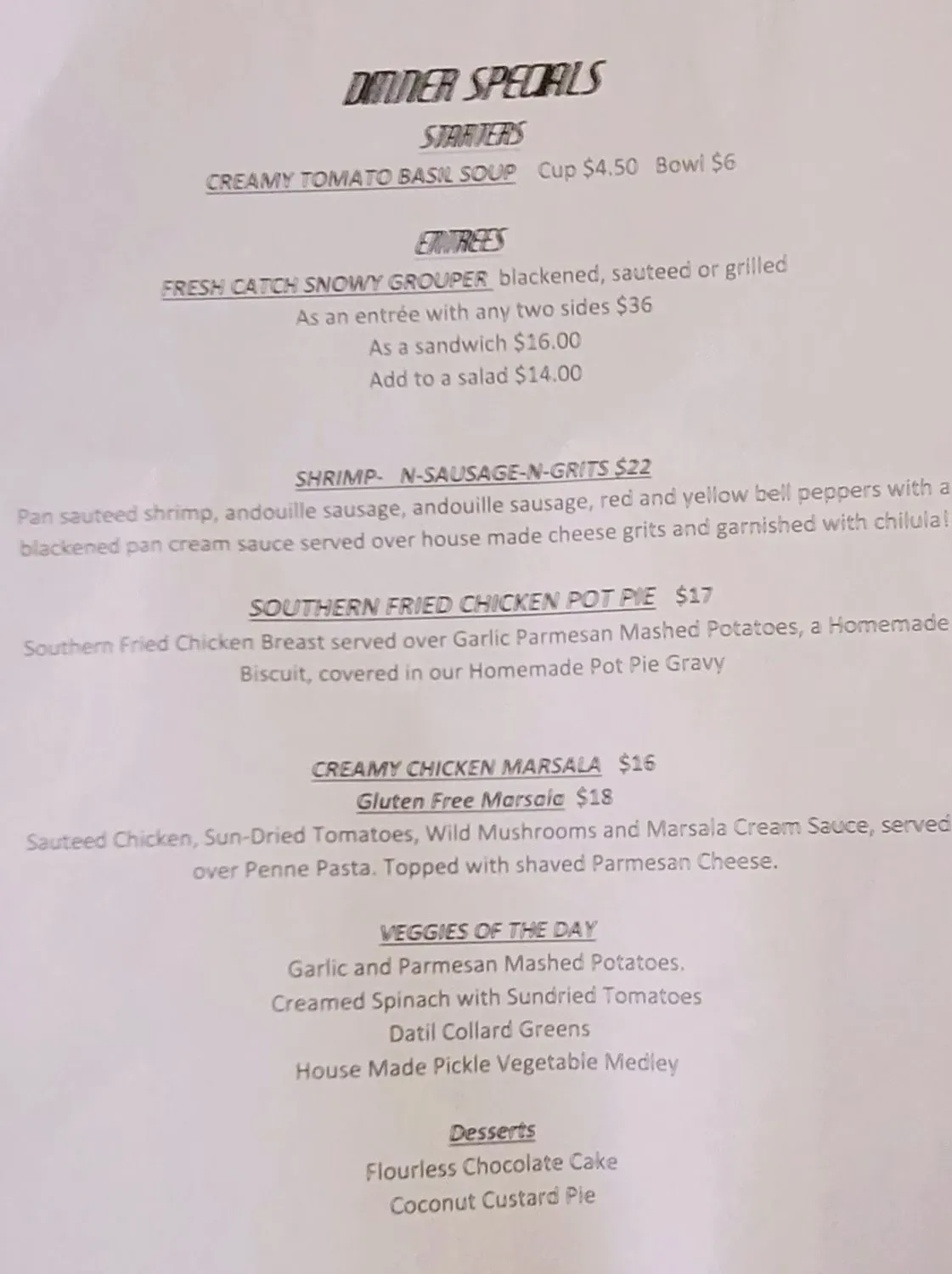 Menu 2