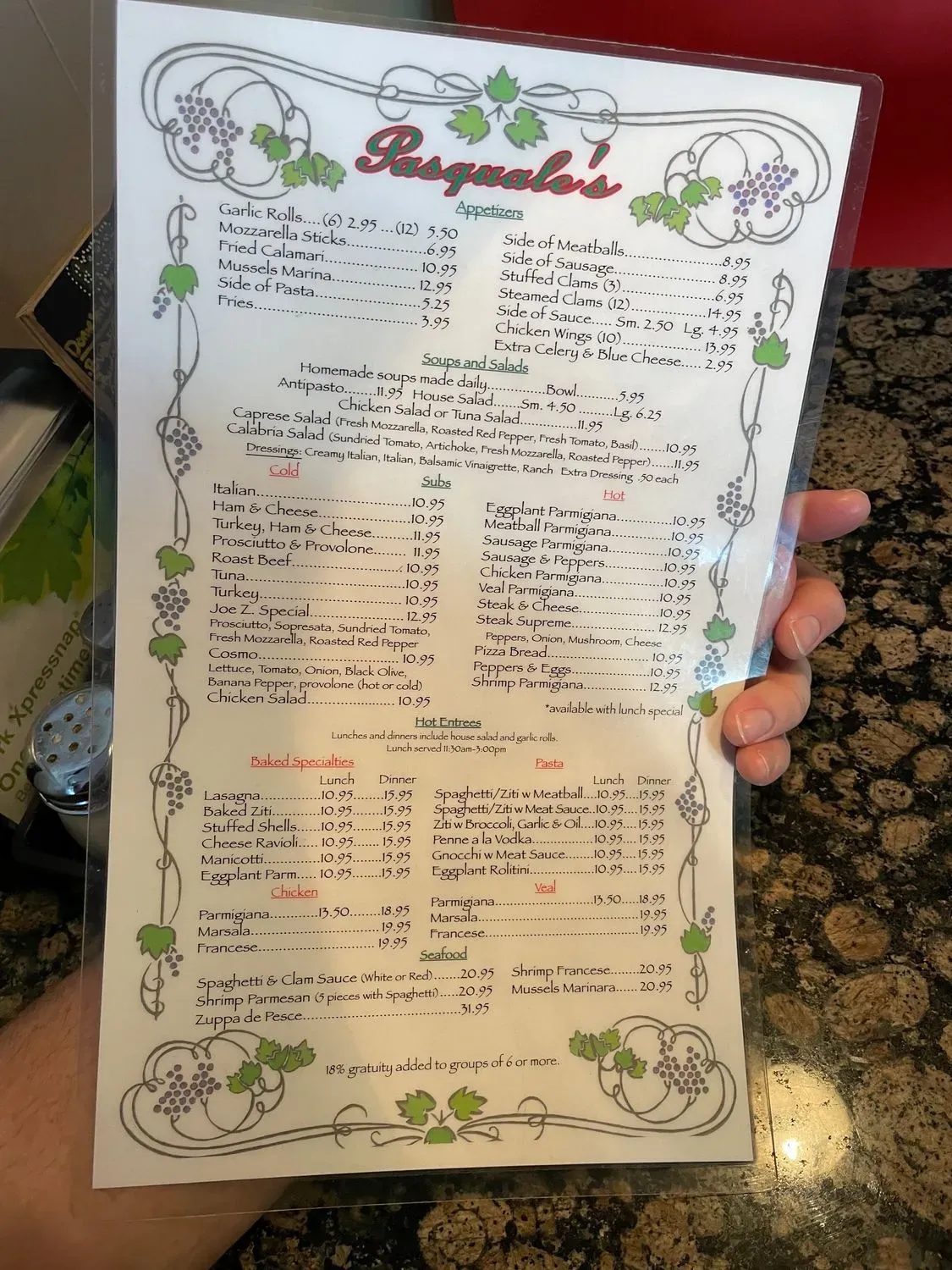 Menu 2