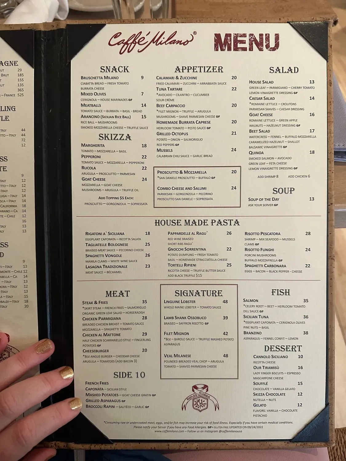 Menu 6