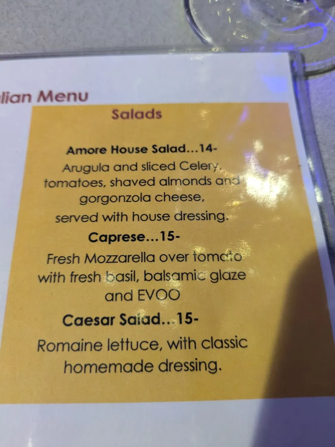 Menu 6