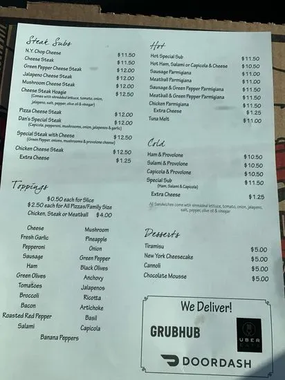 Menu 2