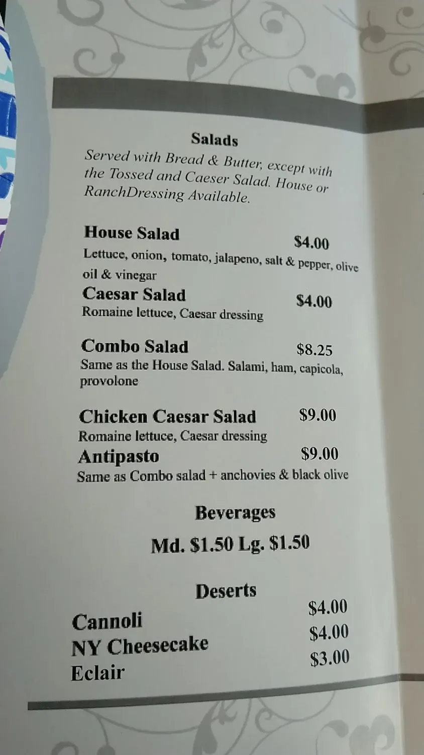 Menu 6