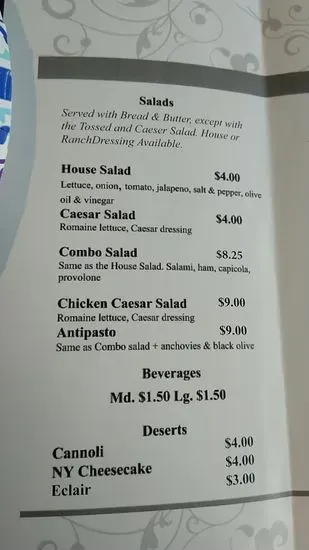 Menu 6