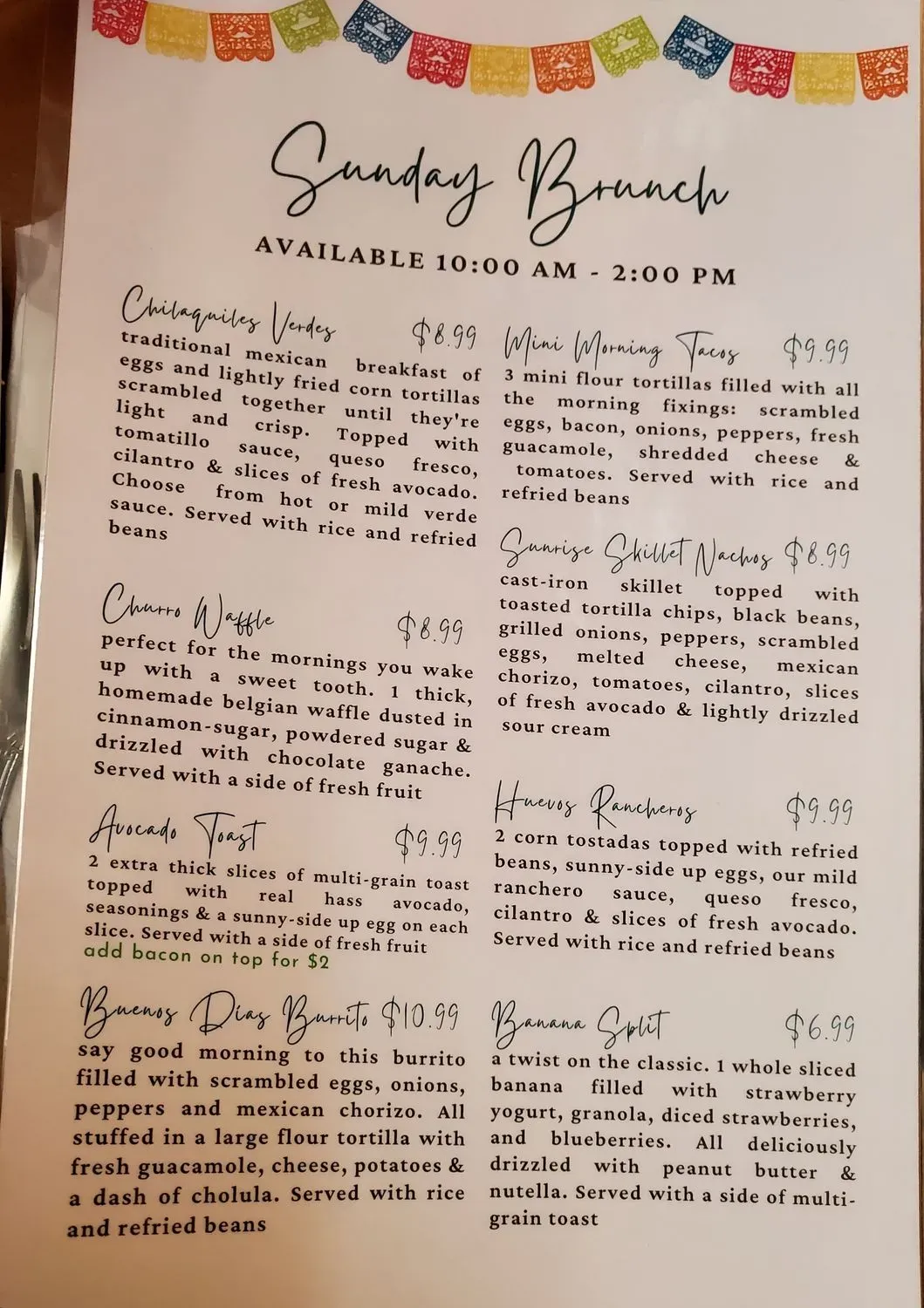 Menu 2