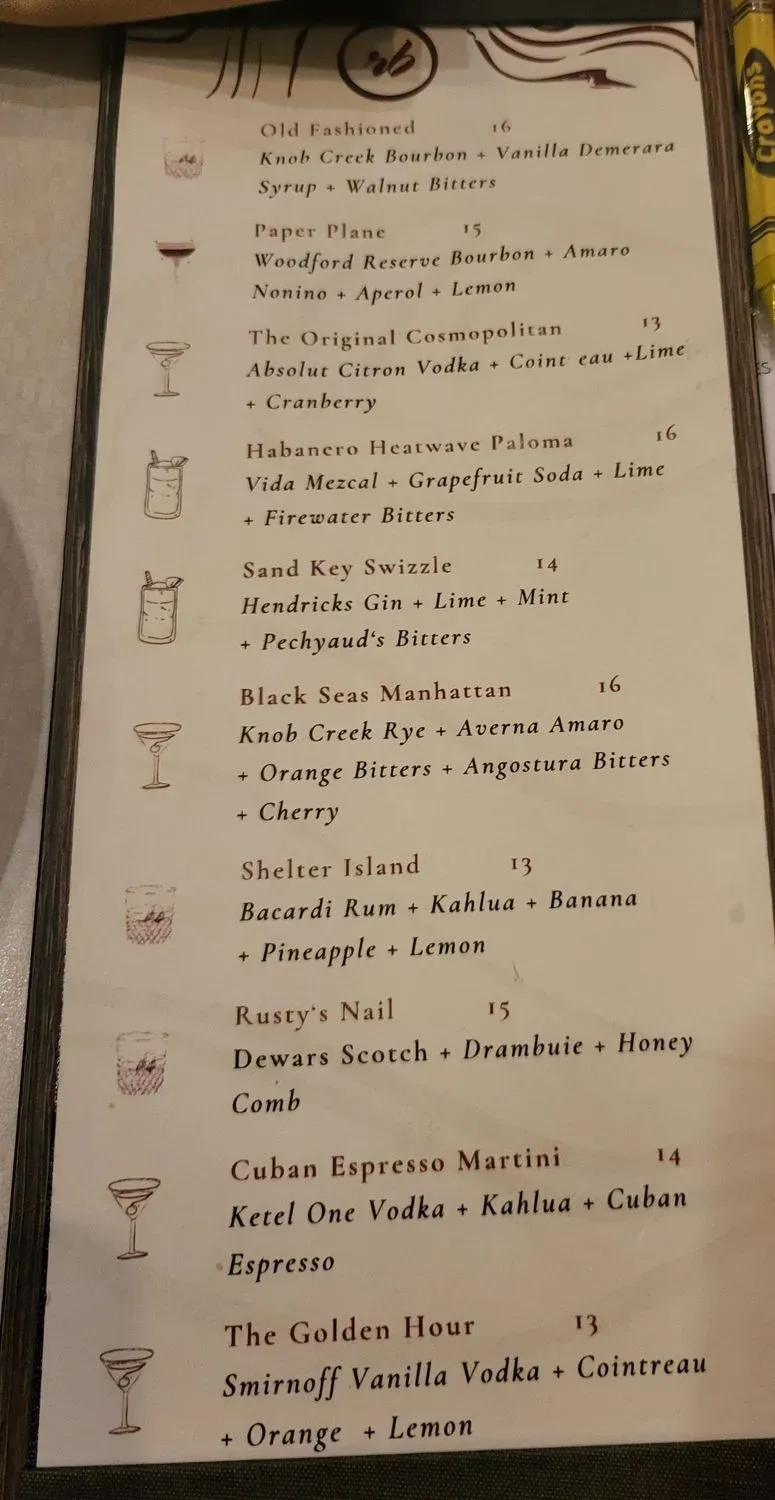 Rusty's Bistro Menu - Updated November 2025