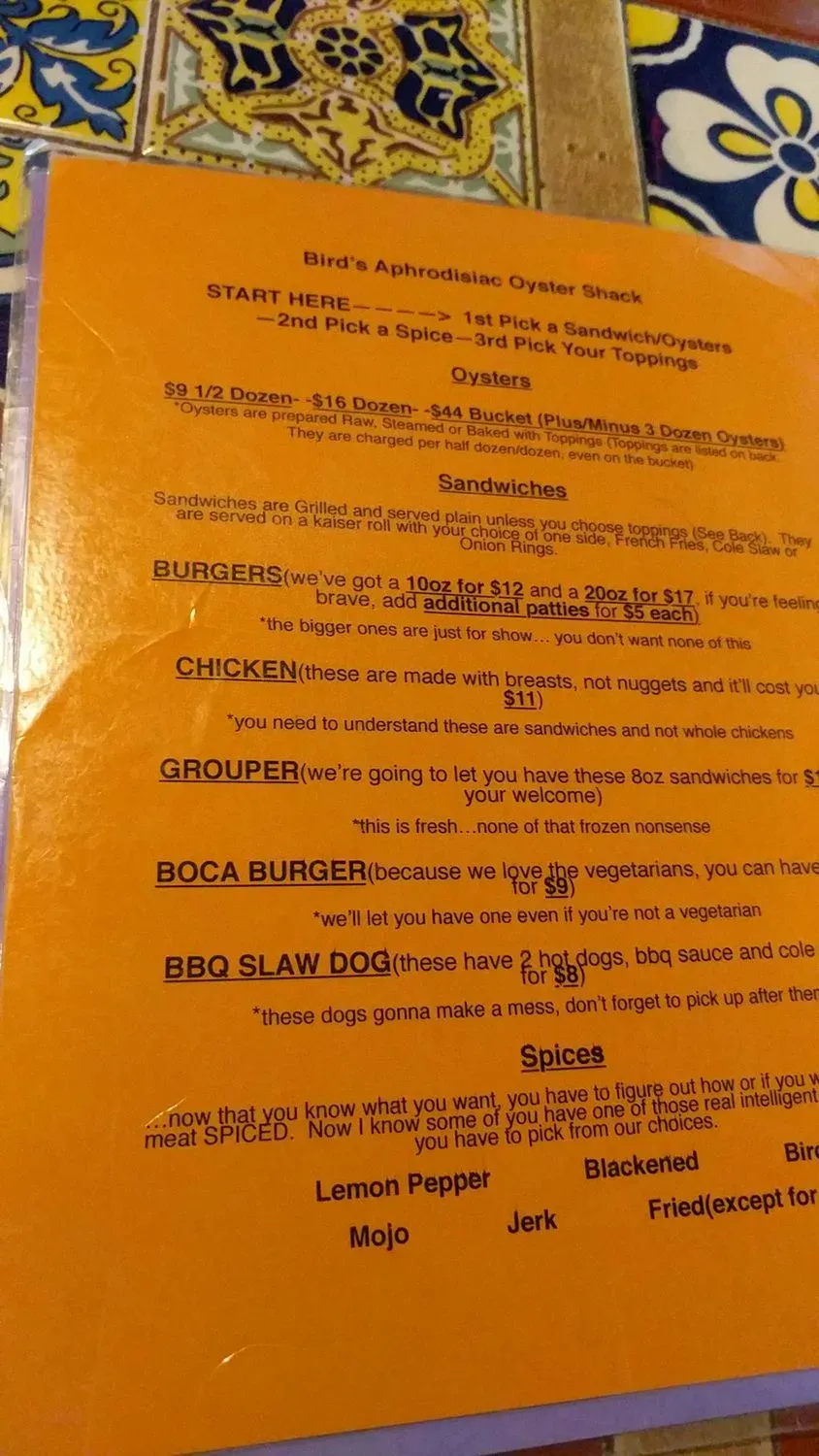 Menu 4