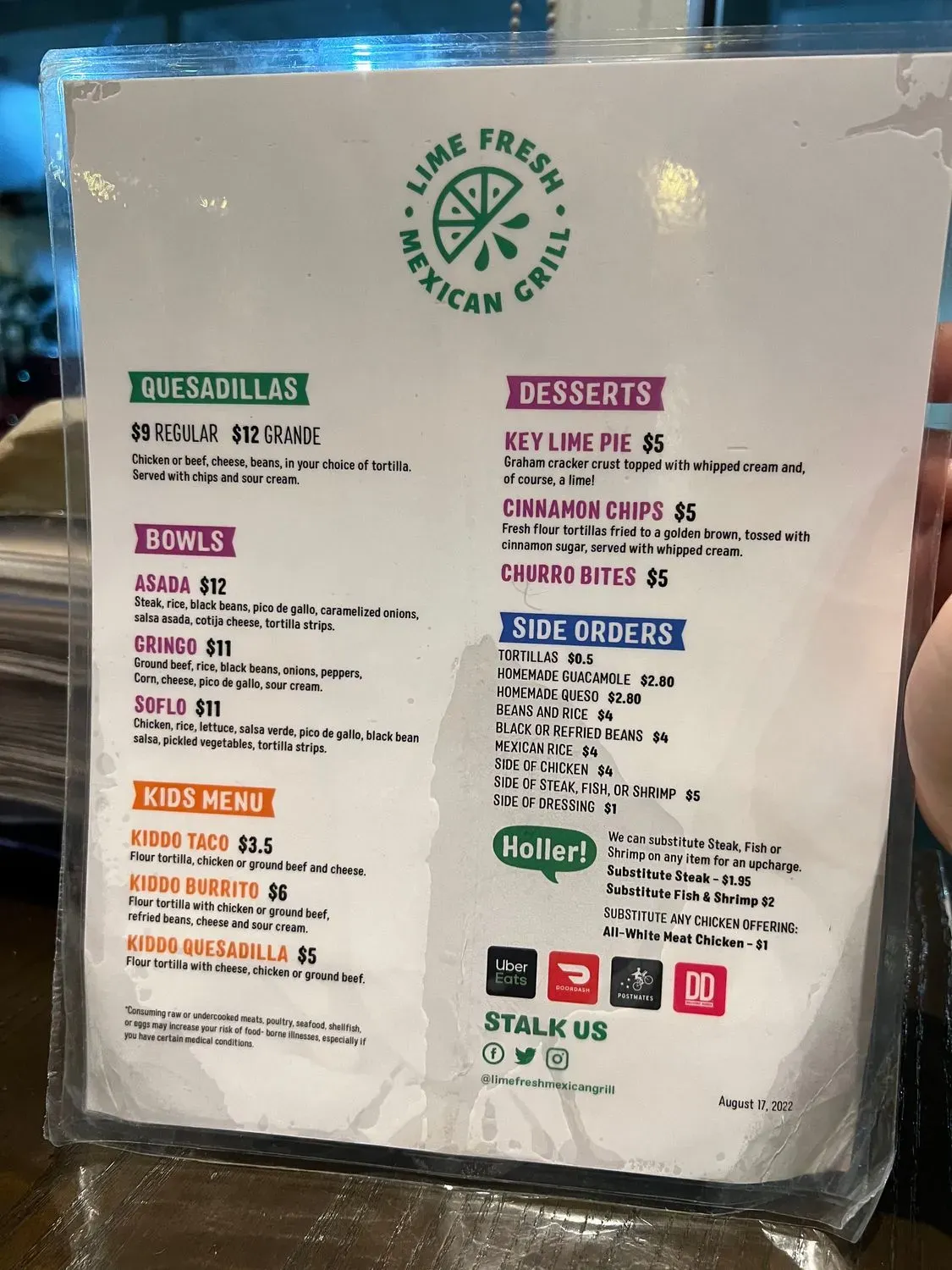 Menu 3