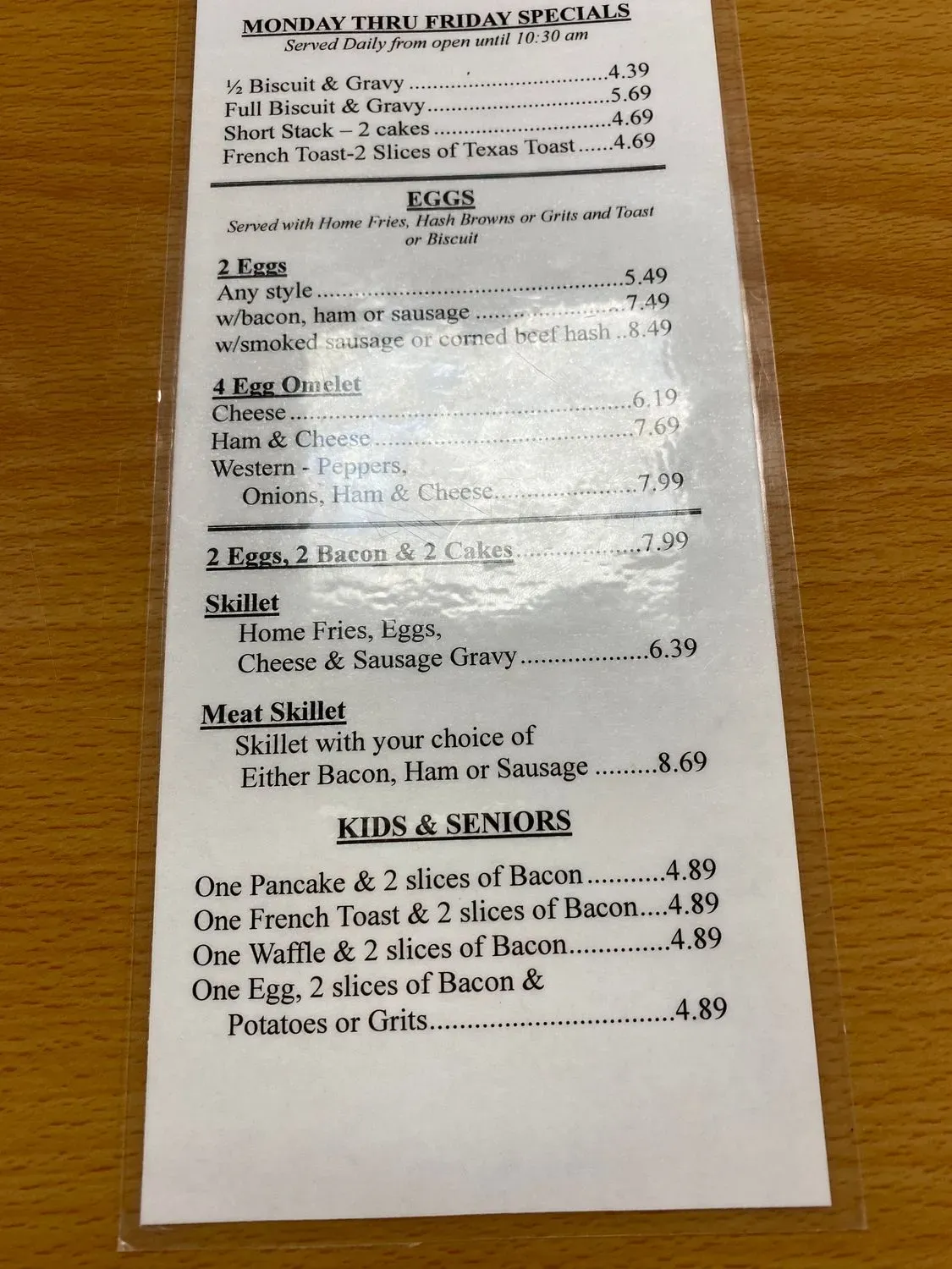 Menu 6