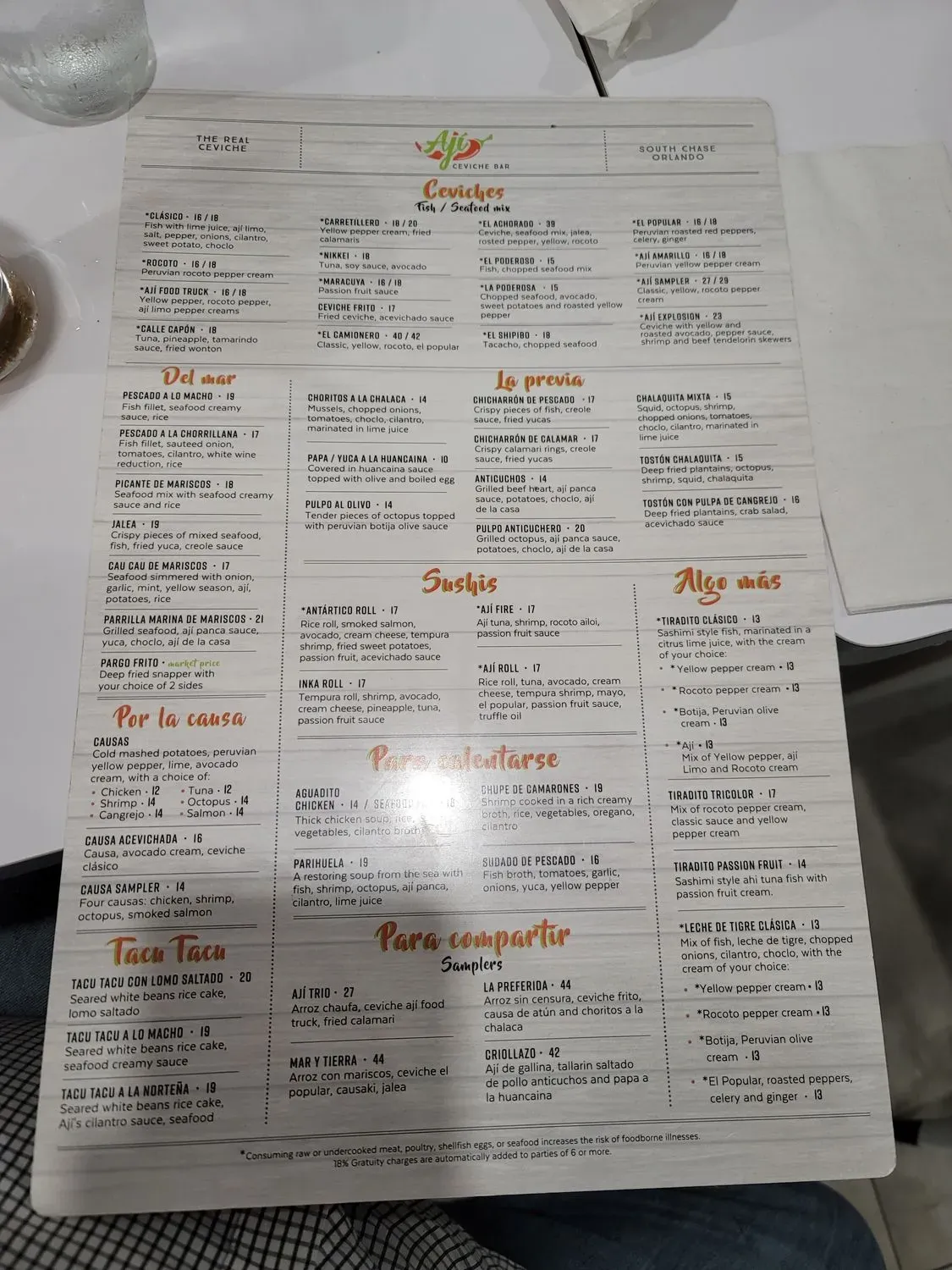 Menu 5