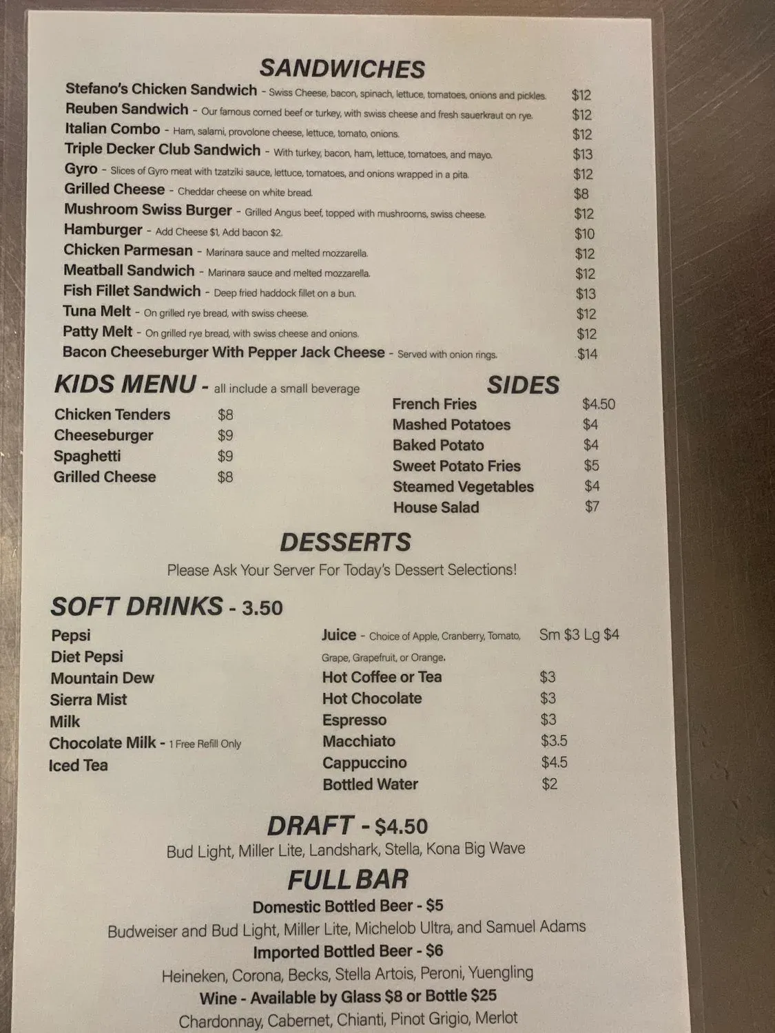 Menu 6