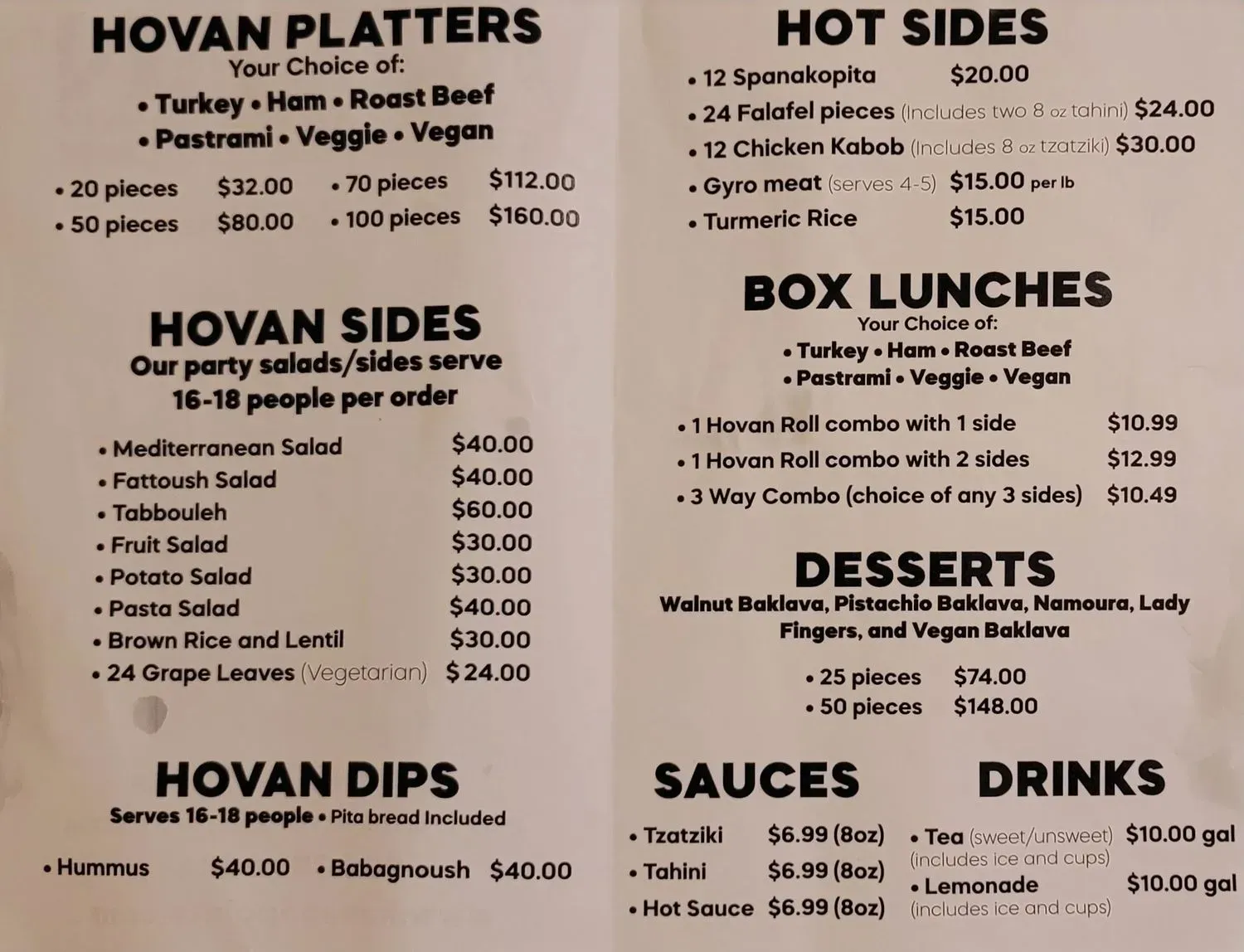 Menu 2